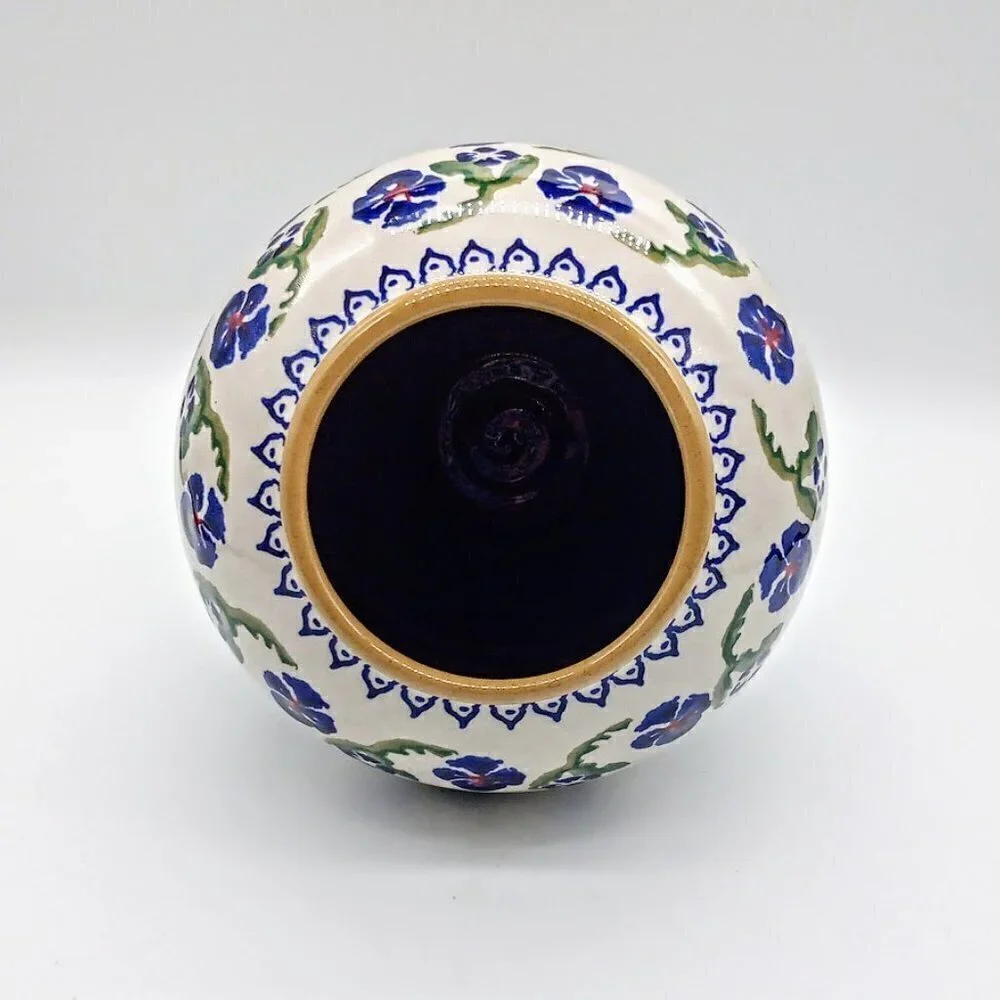 Nicholas Mosse Pottery Ireland Pansy Ceramic Vase